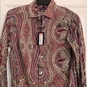 Men’s Creamieux Small Paisley dress shirt
